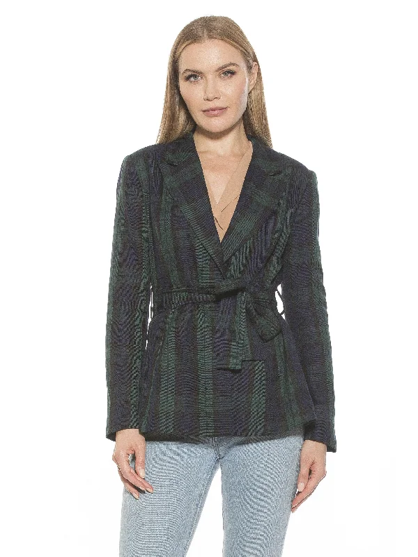 US 12 (L) / emerald plaid