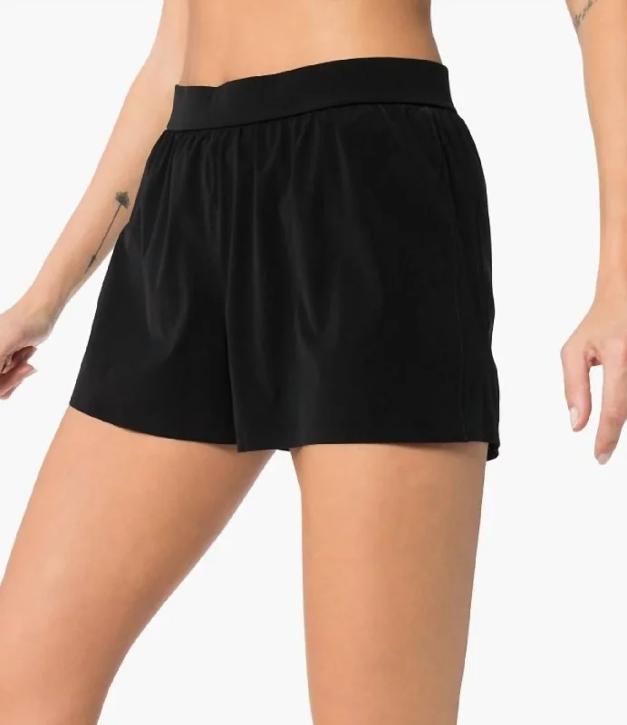 Run Shorts In Black