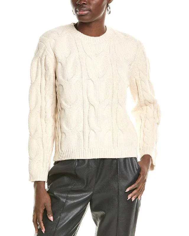 Splendid Esra Cable Wool-Blend Sweater