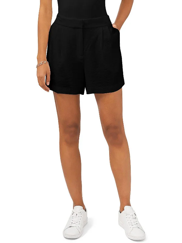 Womens Twill Mini Casual Shorts