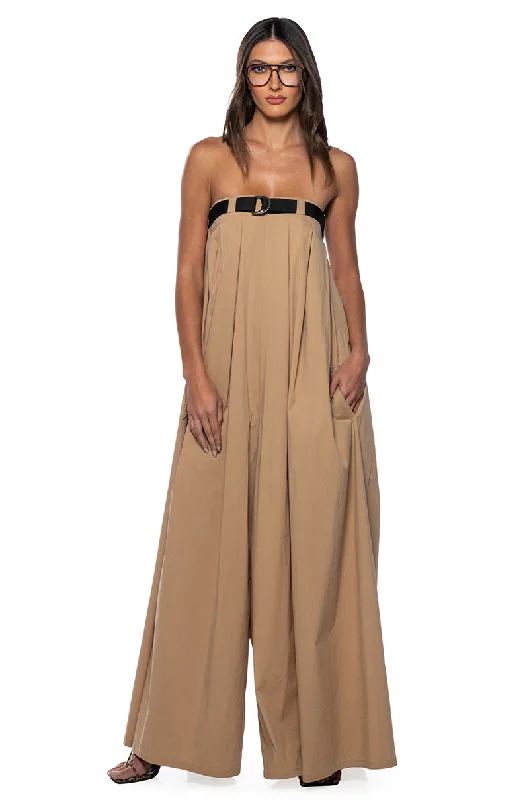 DIANE STRAPLESS OVERSIZED JUMPSUIT