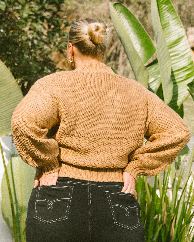 Lucy Knit Sweater | Caramel