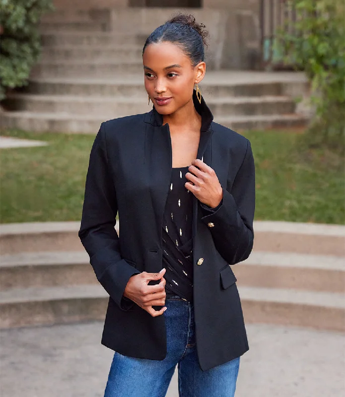 Ponte Knit Blazer