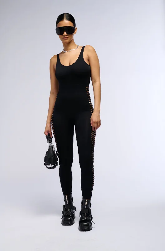 TAKE ME OUT CUT OUT JUMPSUIT